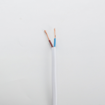 CE PVC 구리 평평한 한쌍의 코어 케이블, 흰가루병 방지 평 전기 케이블