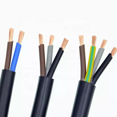품질  PVC Insulated Rubber Sheathed Flexible Cable 2 Core Fire Retardant 공장
